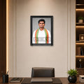 Annamalai Premium Framed Portrait – Black Frame Edition