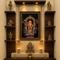 Divine Lord Andi Murugan Sacred Frame – Premium Gold Finish Spiritual Wall Art for Pooja Room