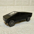 Cybertruck-Inspired Matte Black Die-Cast Model – Futuristic Electric Pickup Collectible