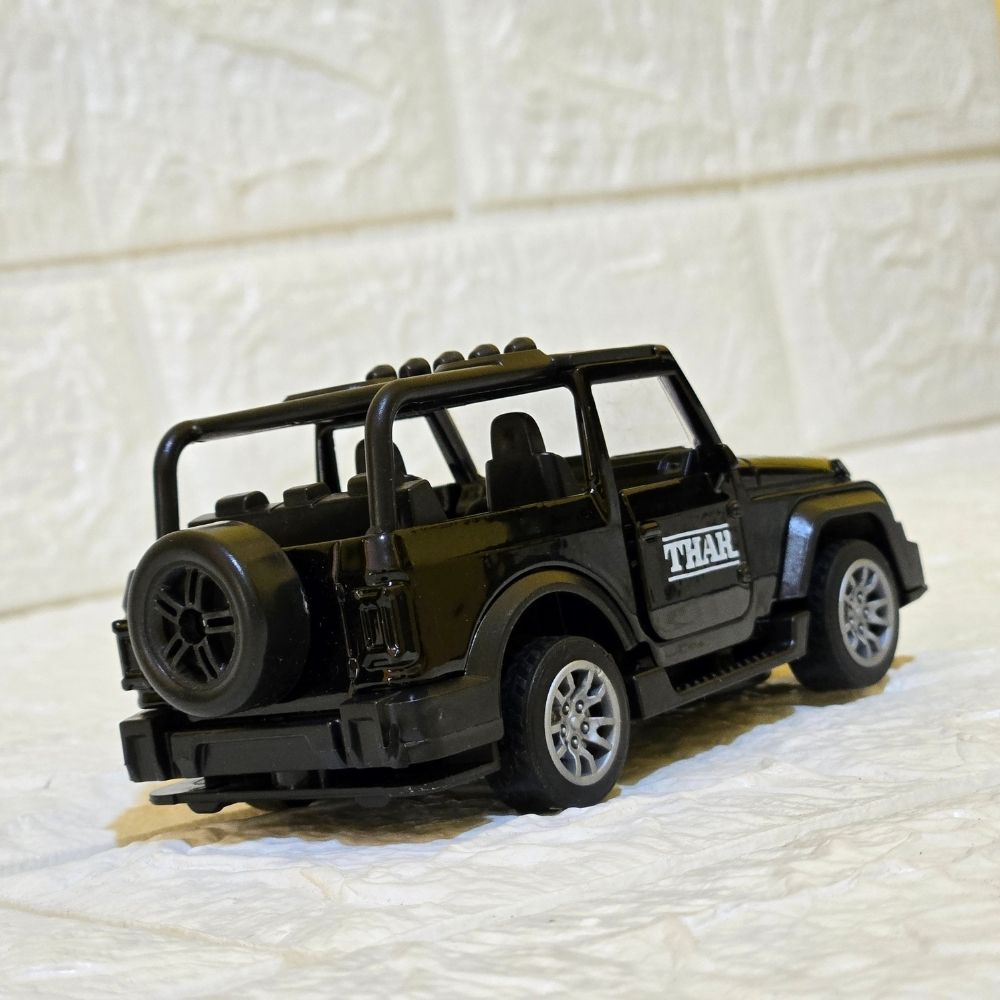 Black Mahindra Thar Metal Die Cast