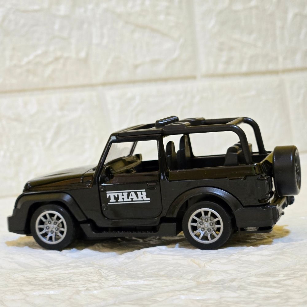 Black Mahindra Thar Metal Die Cast