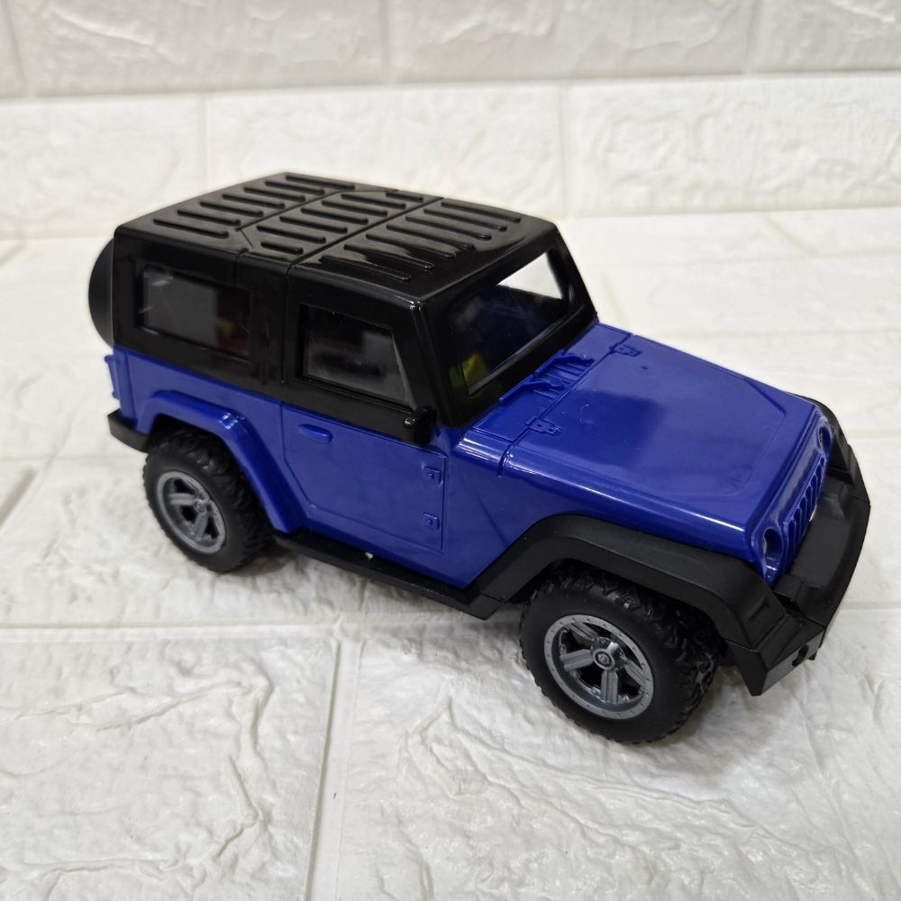 Blue Off-Road SUV Toy Car – Rugged 4x4 Adventure Vehicle Model