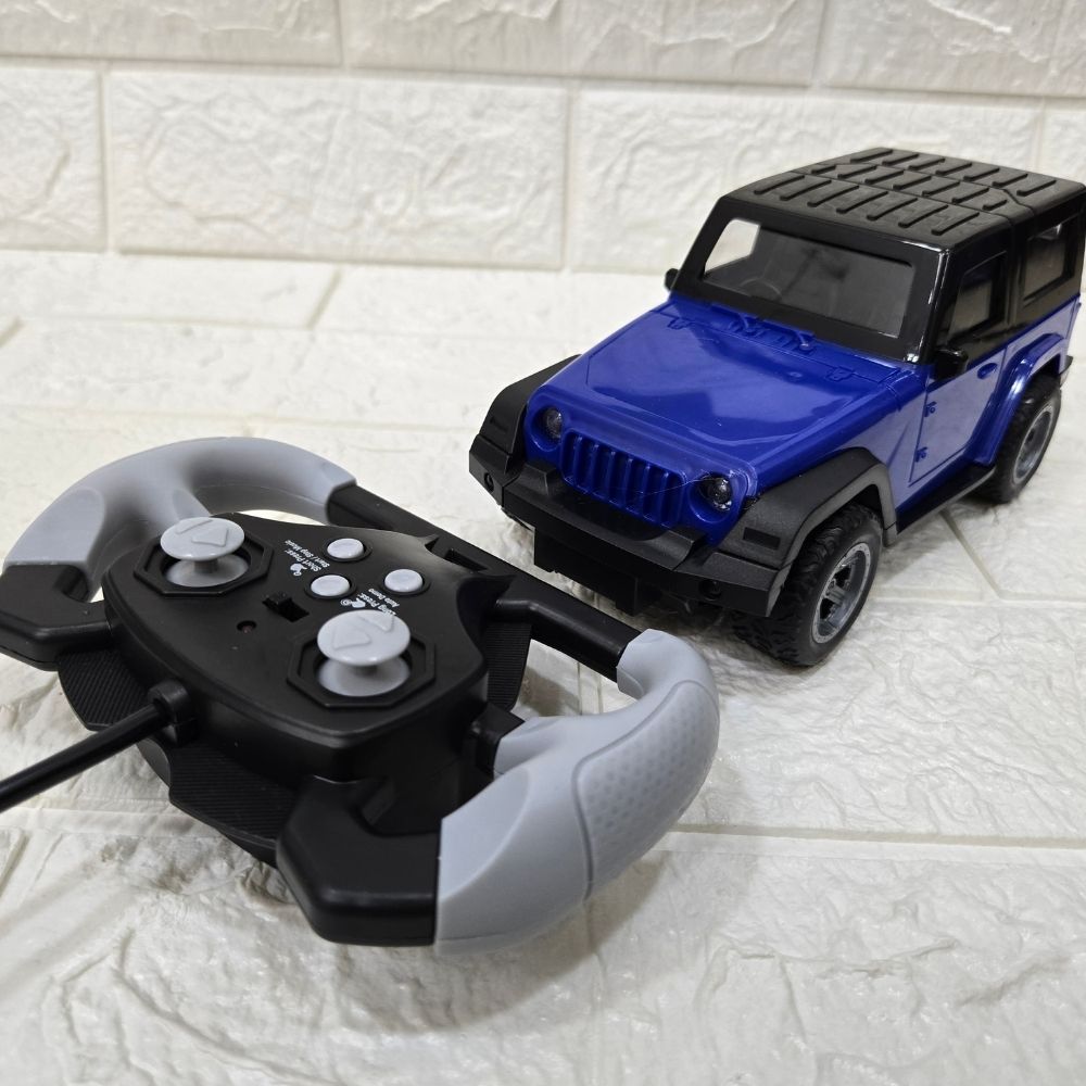 Blue Off-Road SUV Toy Car – Rugged 4x4 Adventure Vehicle Model