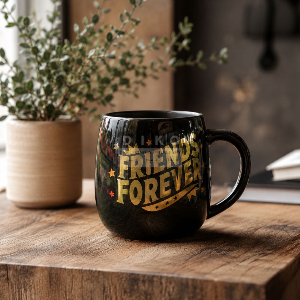 Friends Forever Printed Coffee Mug – Premium Friendship Gift Ceramic Mug