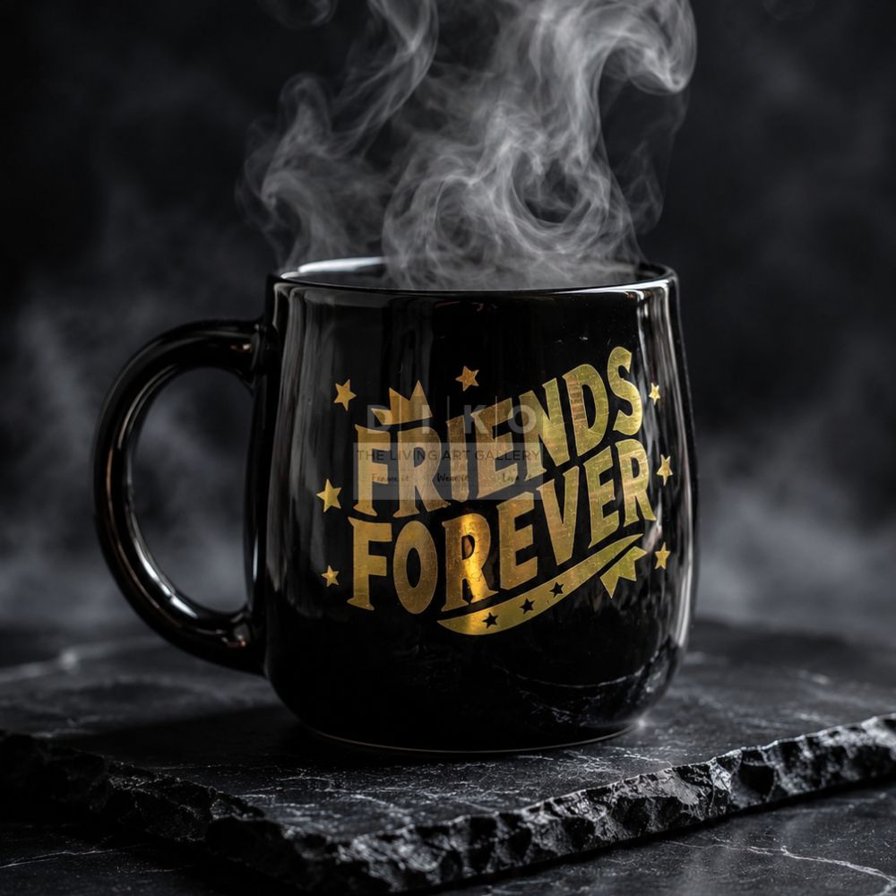 Friends Forever Printed Coffee Mug – Premium Friendship Gift Ceramic Mug