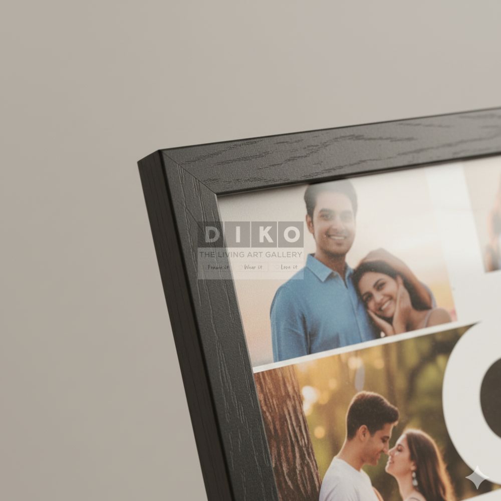 Customized LOVE Collage Frame for Couples & Anniversary Gifts