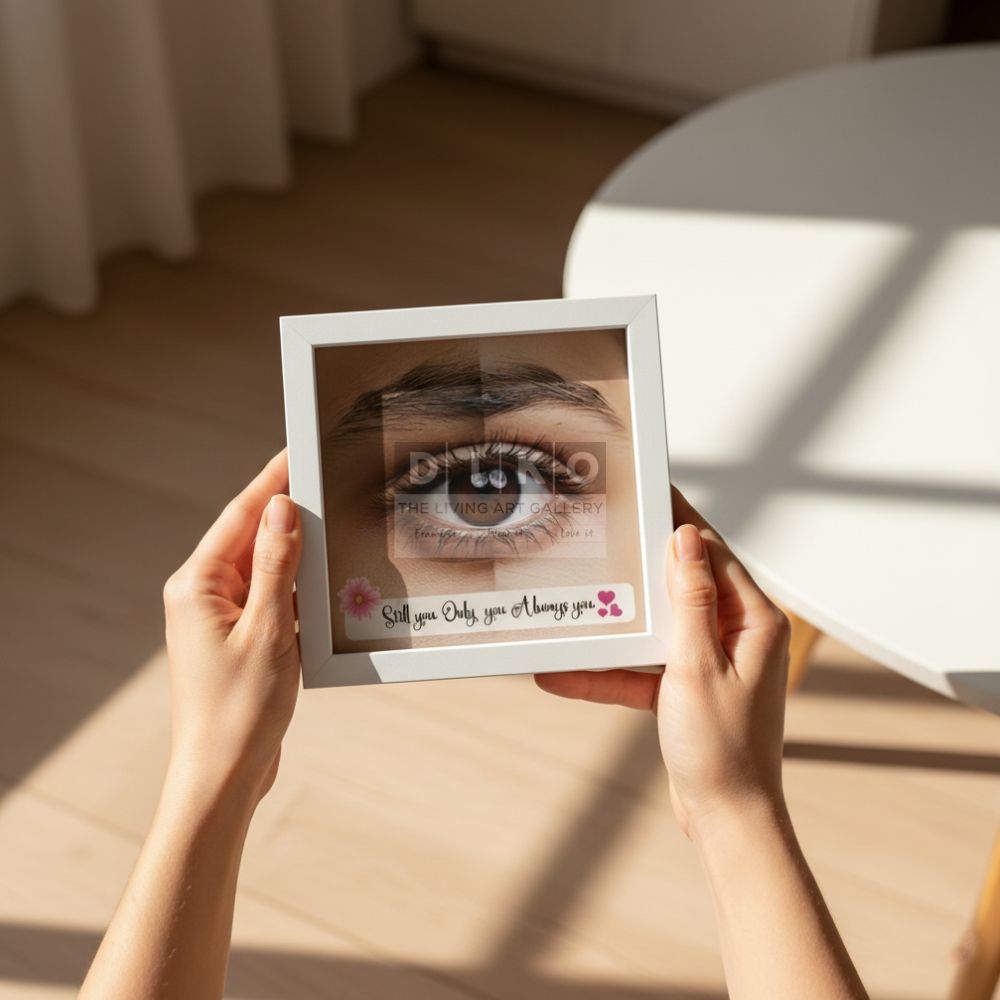 Personalized Eye Photo Frame – “Still Your Only You” Custom Memory Gift