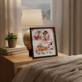 Personalized Anniversary Number Photo Frame – Custom Couple Memory Gift