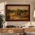 Personalized Temple Art Wooden Frame – Cozy Home Decor Gift