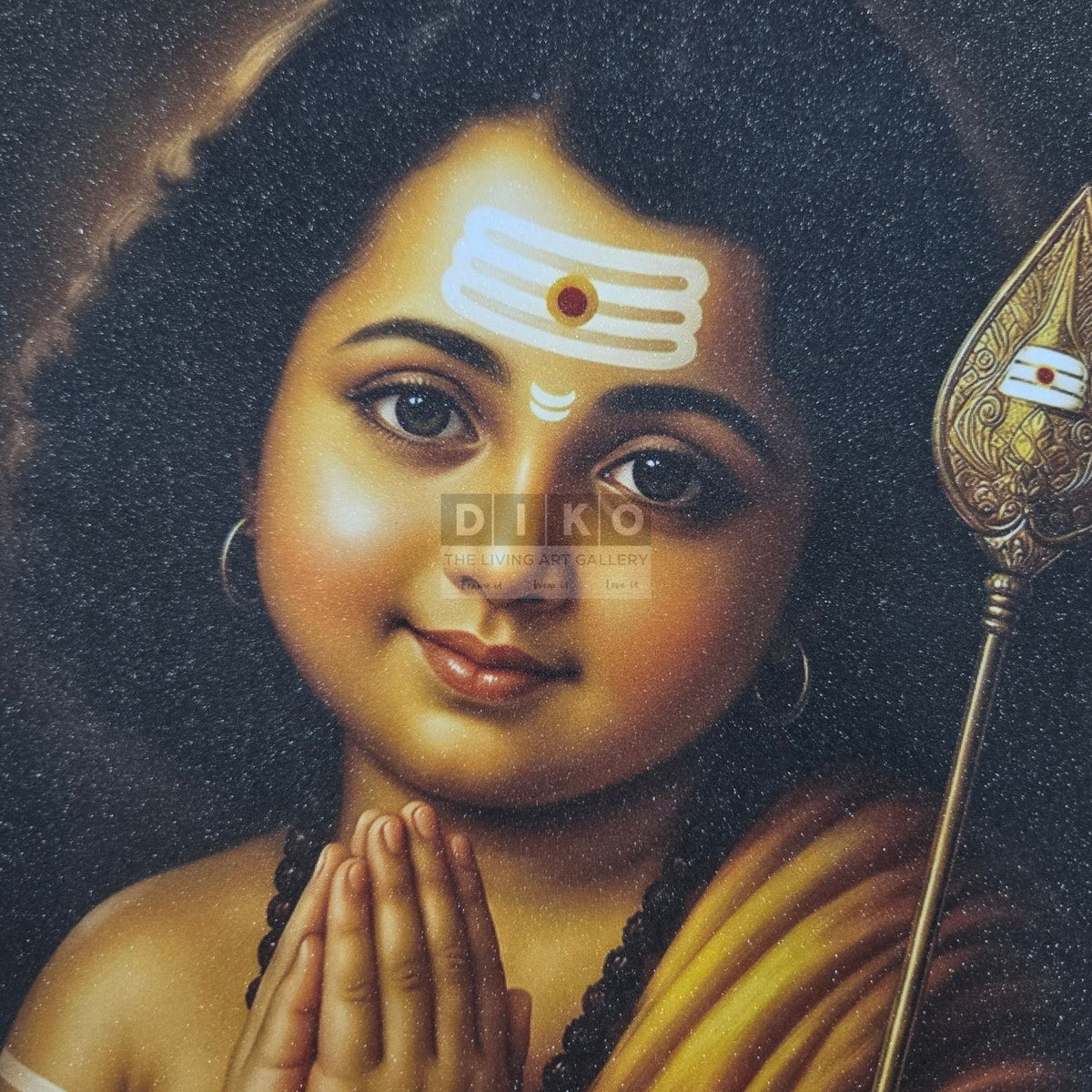 Child Lord Murugan (Kartikeya) Devotional Artwork