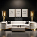 Motivational Wall Art Quote Frames Set – Modern Luxury Inspirational Living Room Decor