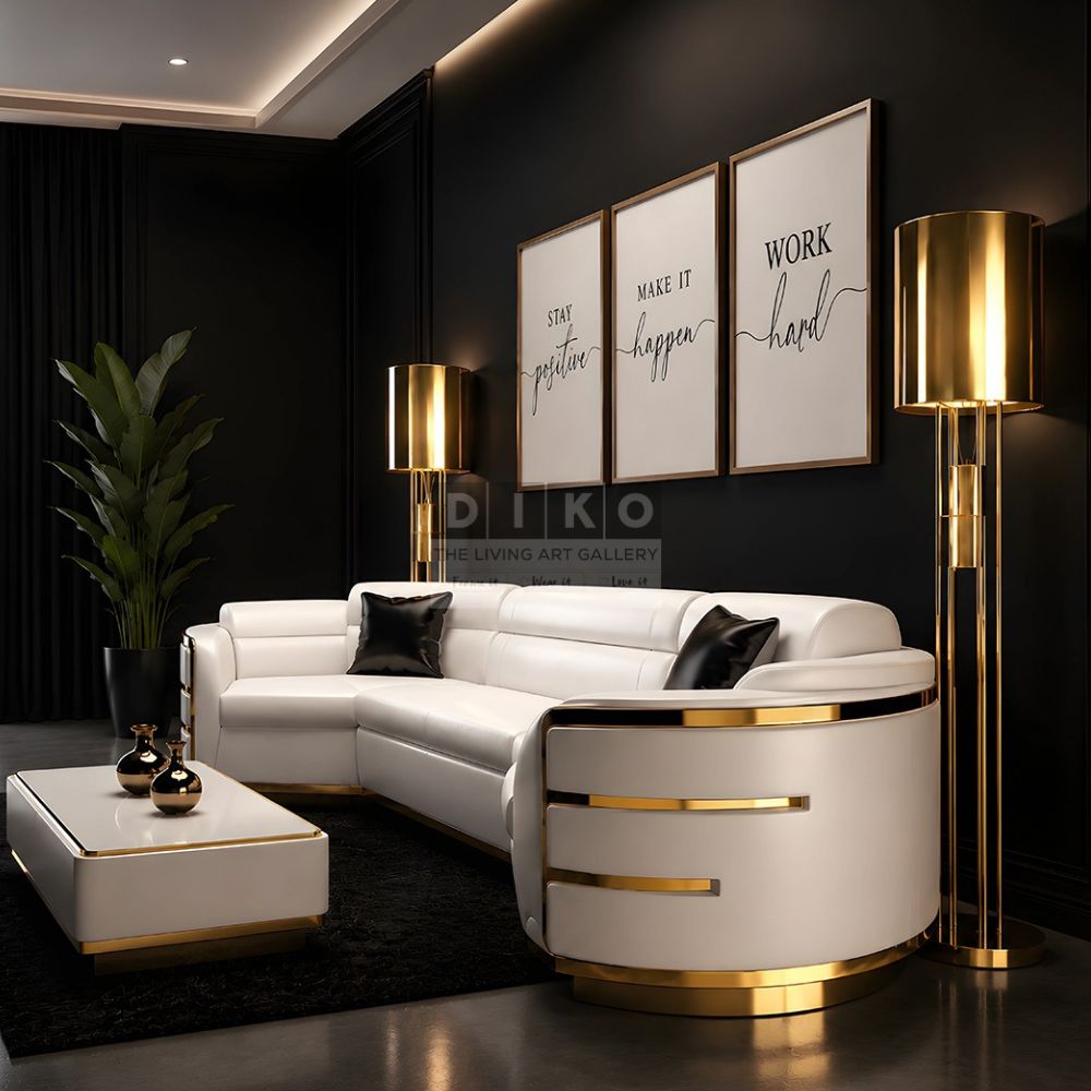 Motivational Wall Art Quote Frames Set – Modern Luxury Inspirational Living Room Decor