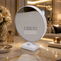 Smart Round Magic Mirror with Custom Photo Display