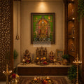 Divine Maruthamalai Murugan Devotional Wall Art Frame