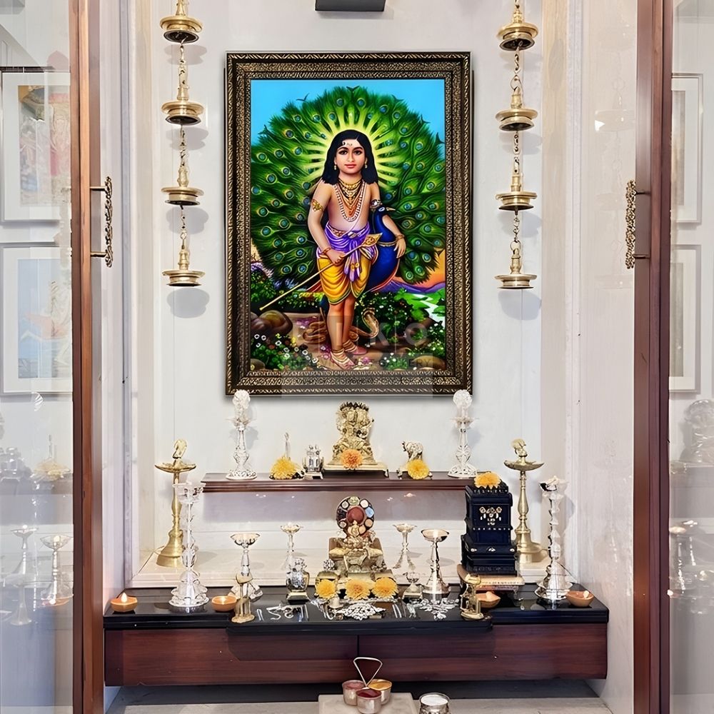Divine Grace of Lord Murugan – Premium Wall Frame