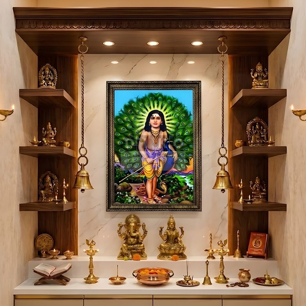 Divine Grace of Lord Murugan – Premium Wall Frame