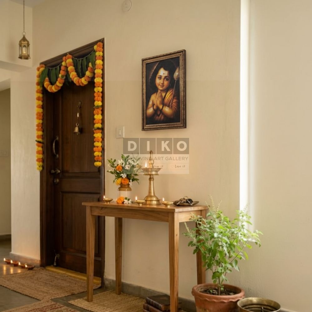 Child Lord Murugan (Kartikeya) Devotional Artwork