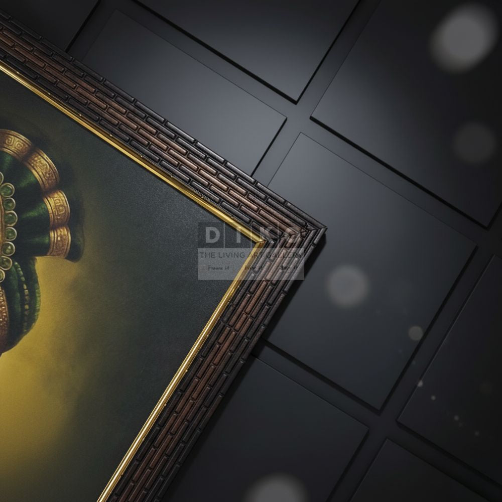 Divine Blessings of Young Murugan – Traditional Framed Art
