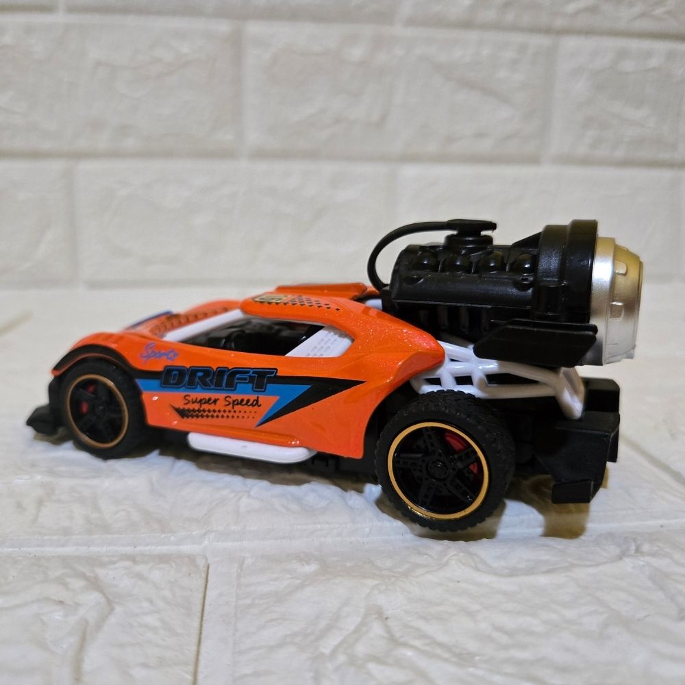 Orange Drift Super Speed Racing Car Toy – High-Performance Sports Vehicle Model
