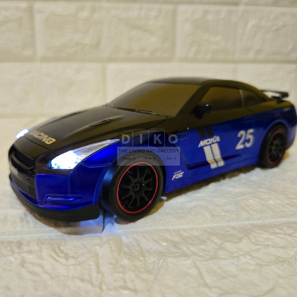 Remote Control Racing Sports Car with LED Lights – High-Speed RC Drift Car Set