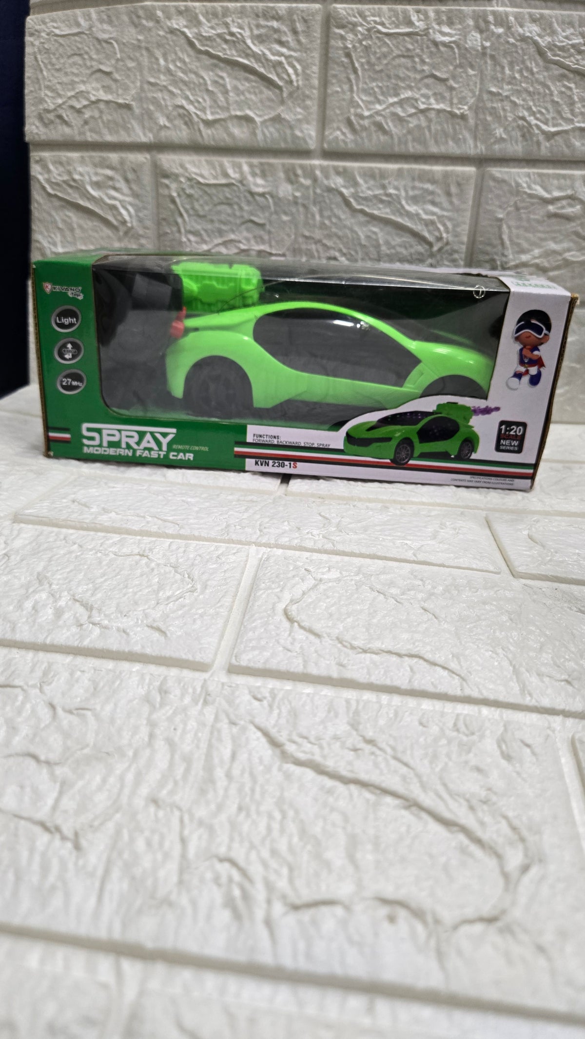 Spray modern fast car