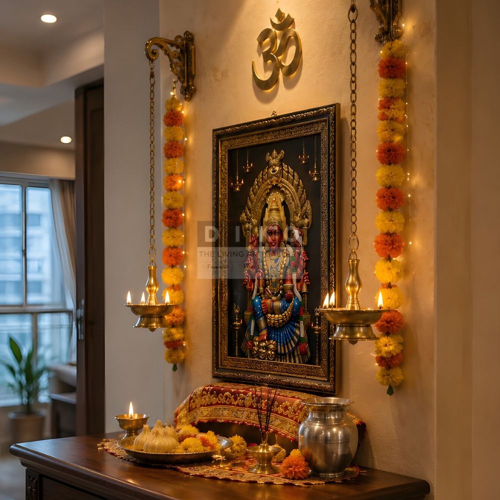 Traditional Hindu Goddess Premium Wall Decor