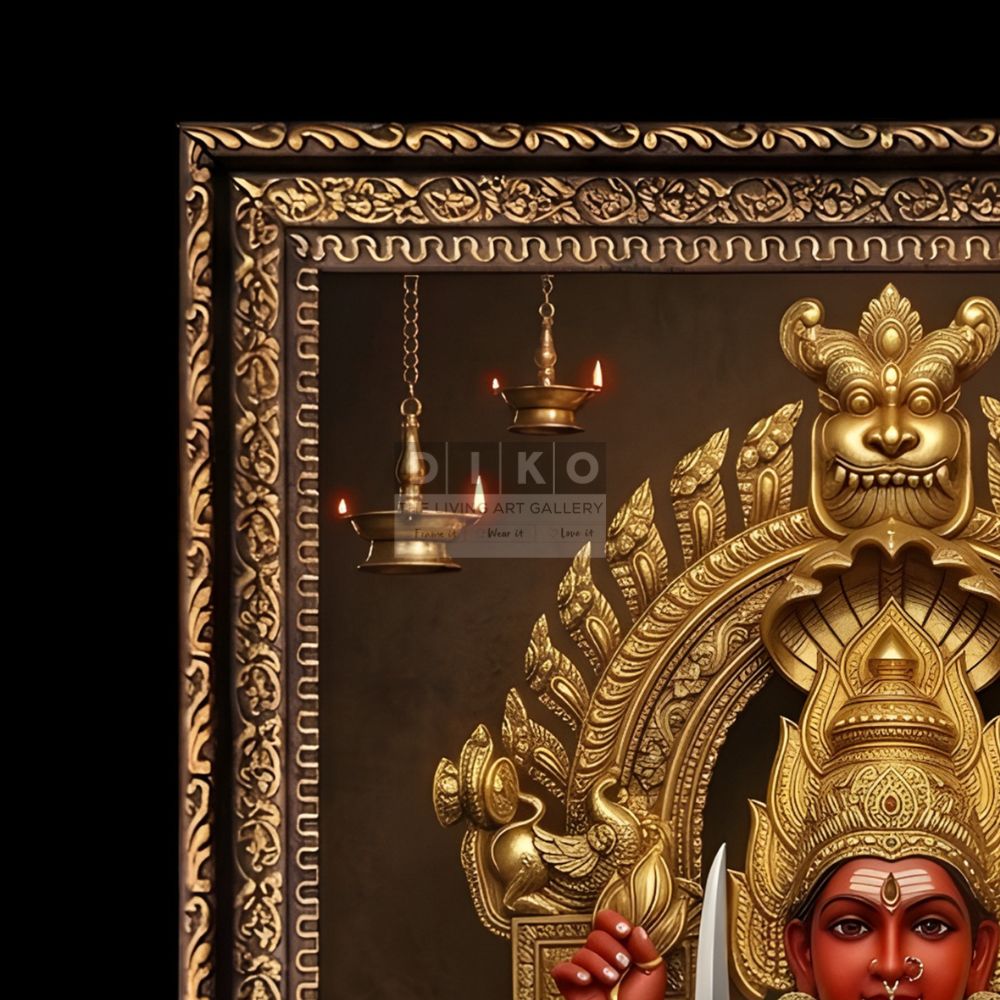 Traditional Hindu Goddess Premium Wall Decor