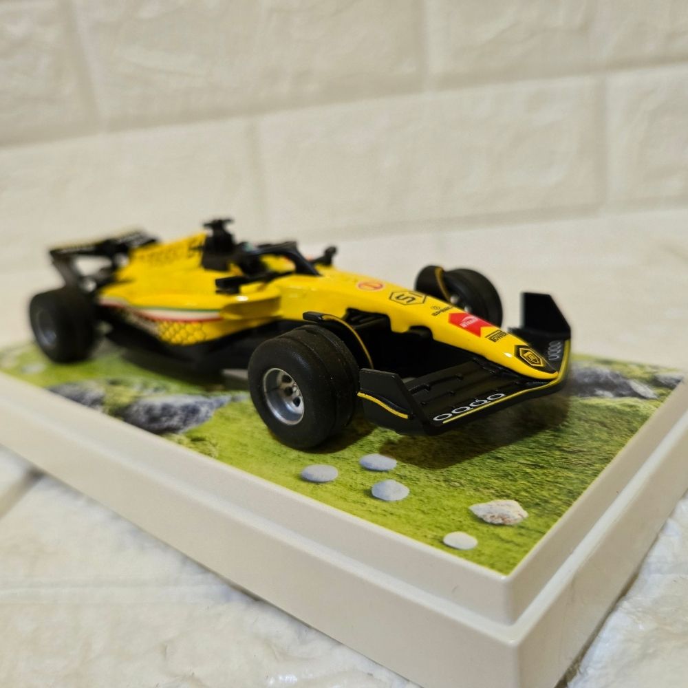 Speed King Formula Racing Car Miniature – Yellow Die-Cast Toy Model