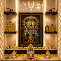 Sacred Tirupati Balaji & Lakshmi Divine Wall Frame