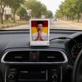 Custom LED Car Dashboard Photo Frame – Personalized Tamil Celebrity Acrylic Display Lamp