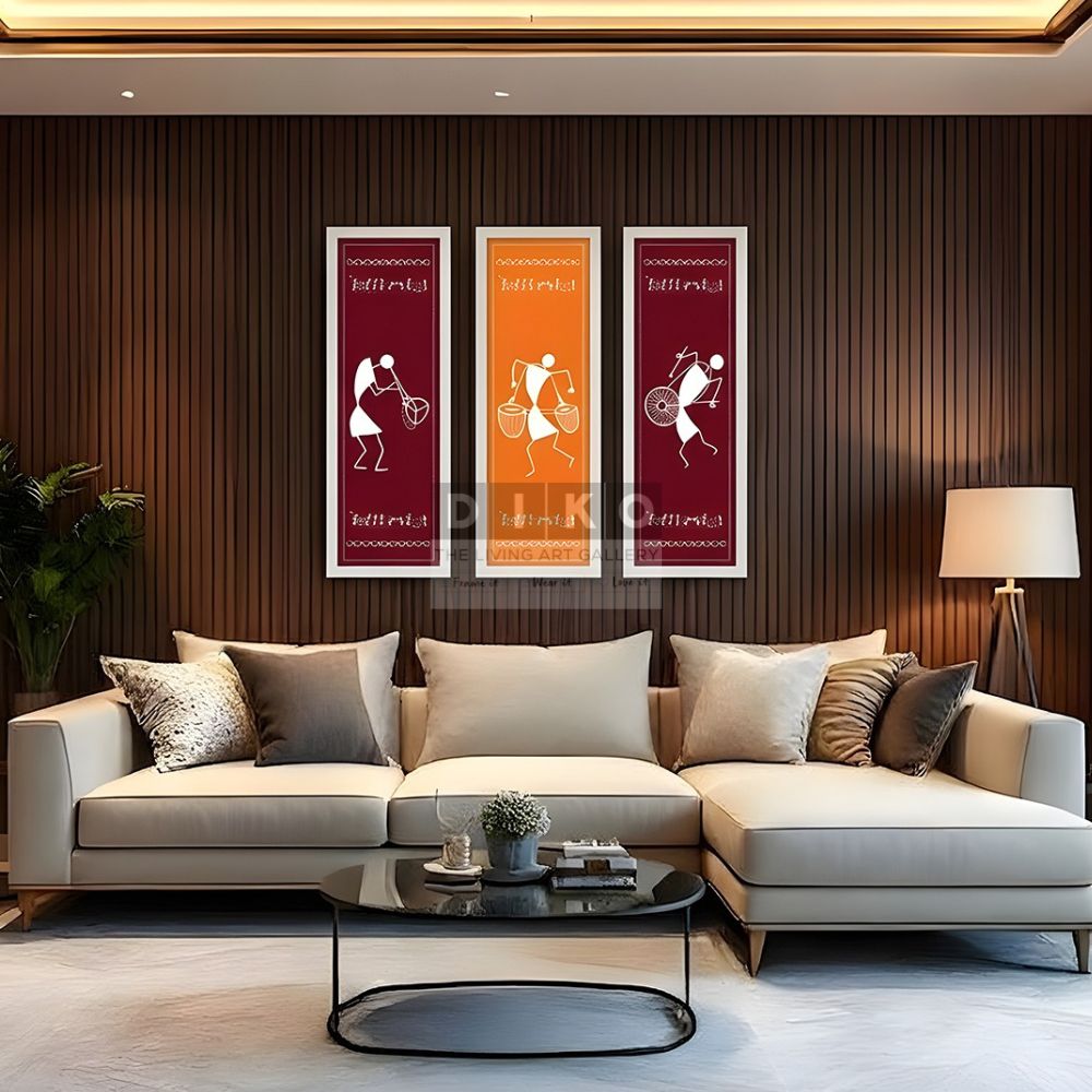 Rhythms of Tradition – African Tribal Warli Art Set