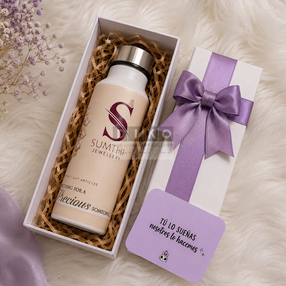 Sumthi Jewellery Premium Stainless Steel Water Bottle – Elegant Gift Edition