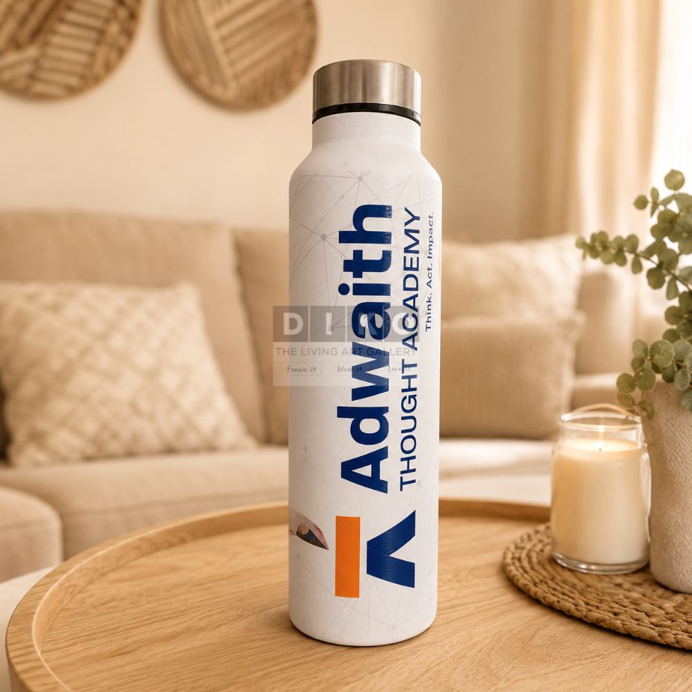 Premium Personalized Stainless Steel Vacuum Insulated Water Bottle Gift Set | Corporate Flask with Luxury Gift Box
